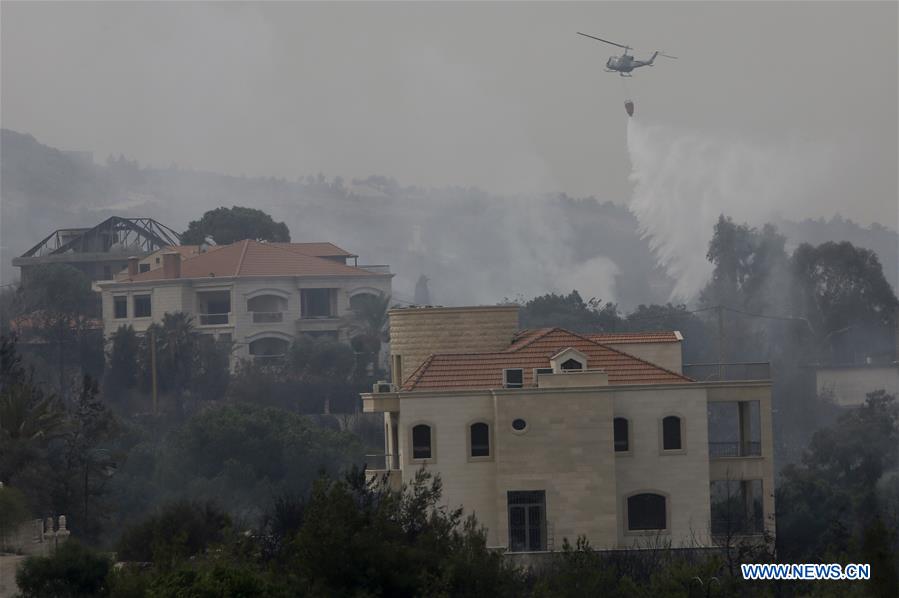 LEBANON-CHOUF-FIRE