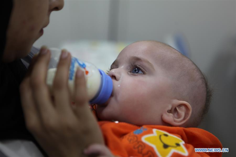 MIDEAST-HEBRON-BABY-HEALTH