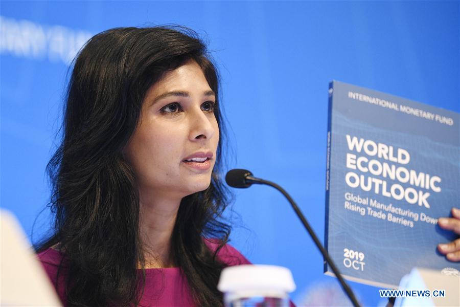 U.S.-WASHINGTON D.C.-IMF-WORLD ECONOMIC OUTLOOK-REPORT-PRESS CONFERENCE