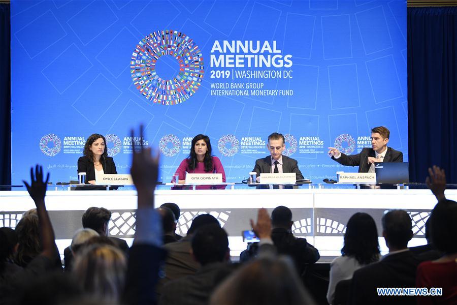 U.S.-WASHINGTON D.C.-IMF-WORLD ECONOMIC OUTLOOK-REPORT-PRESS CONFERENCE