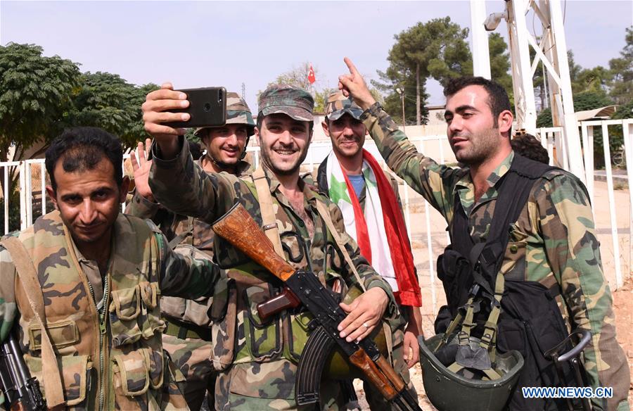 SYRIA-ALEPPO-AYN AL-ARAB-ARMY-ENTRY