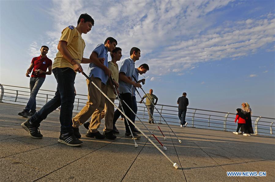 LEBANON-BEIRUT-WHITE CANE SAFETY DAY