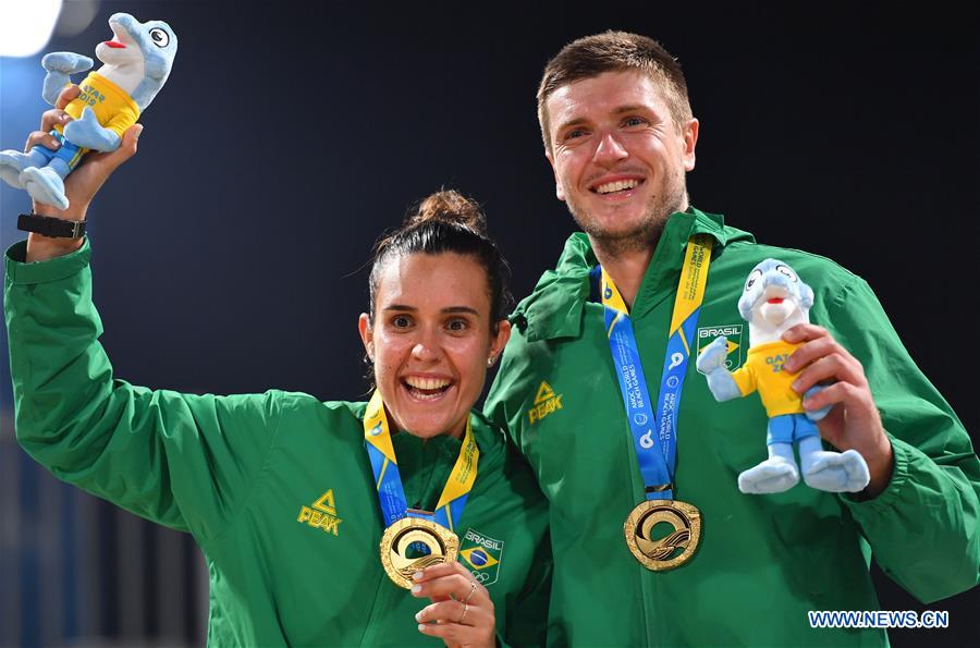 (SP)QATAR-DOHA-WORLD BEACH GAMES-BEACH TENNIS