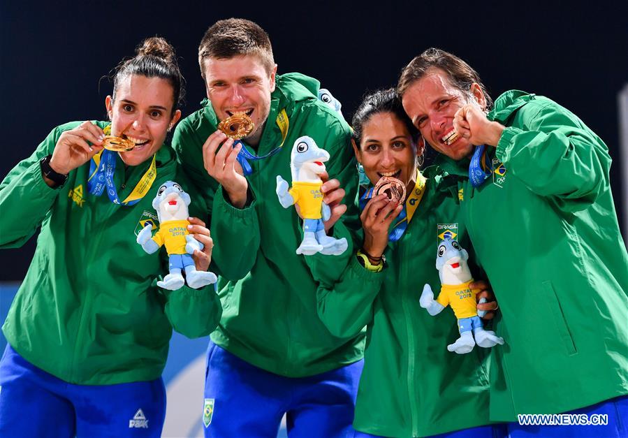 (SP)QATAR-DOHA-WORLD BEACH GAMES-BEACH TENNIS