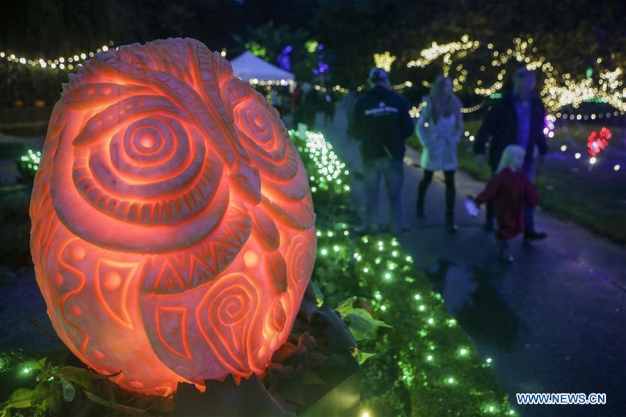 CANADA-VANCOUVER-GLOW IN THE GARDEN