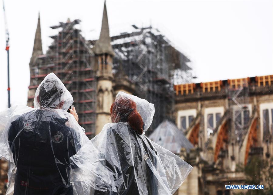 FRANCE-PARIS-NOTRE DAME CATHEDRAL-MILITANTS-SENTENCE