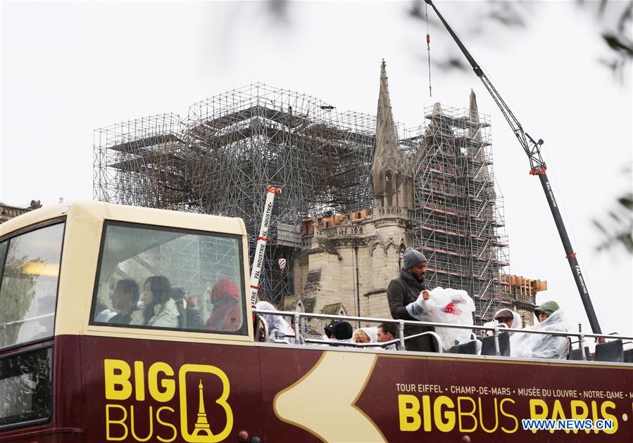 FRANCE-PARIS-NOTRE DAME CATHEDRAL-MILITANTS-SENTENCE