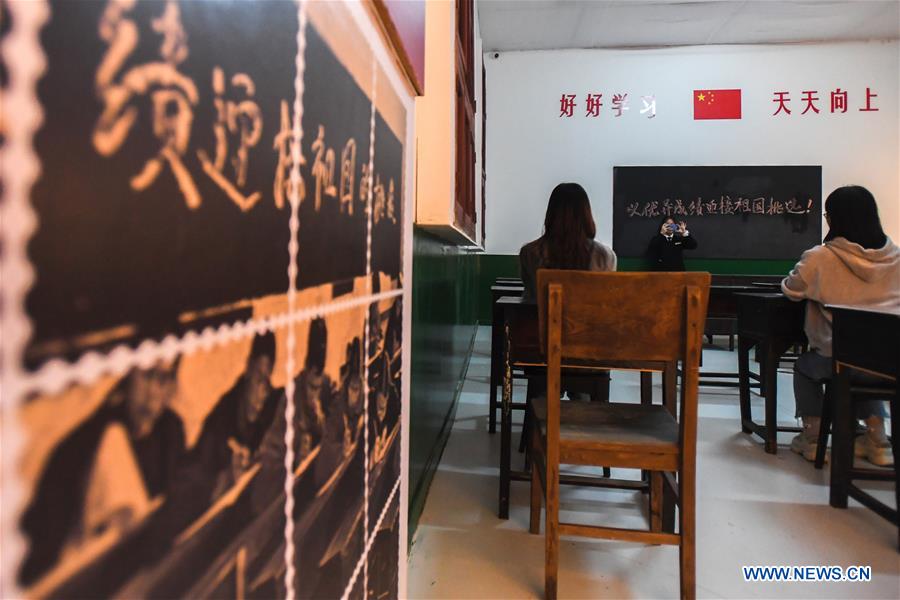 CHINA-CHANGSHA-MUSEUM-PRC-70TH FOUNDING ANNIVERSARY-EXHIBITION (CN)
