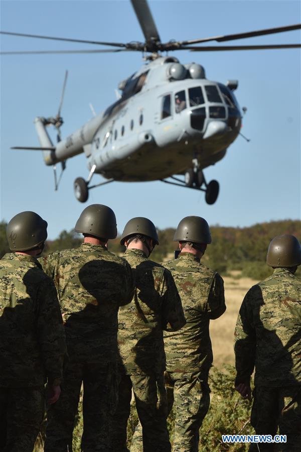 CROATIA-KNIN-FIRE FIGHTING-EXERCISE