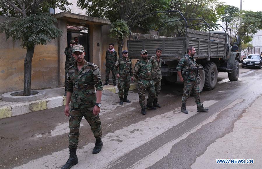 SYRIA-ALEPPO-AYN AL-ARAB-ARMY-DEPLOYMENT