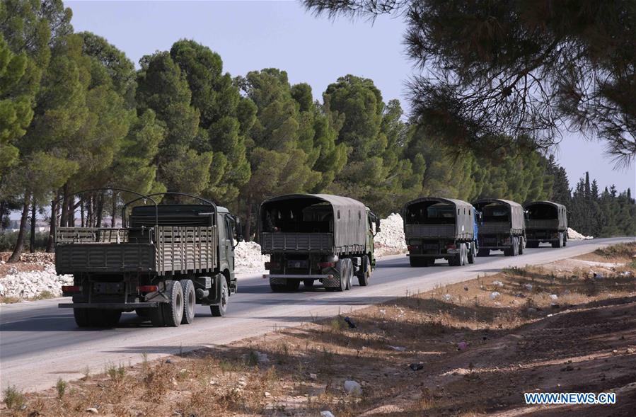 SYRIA-ALEPPO-MANBIJ-ARMY-DEPLOYMENT