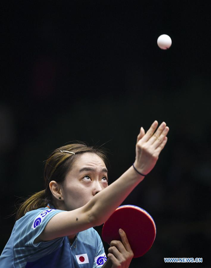 (SP)CHINA-CHENGDU-TABLE TENNIS-ITTF WOMEN'S WORLD CUP-ROUND OF 16 (CN)