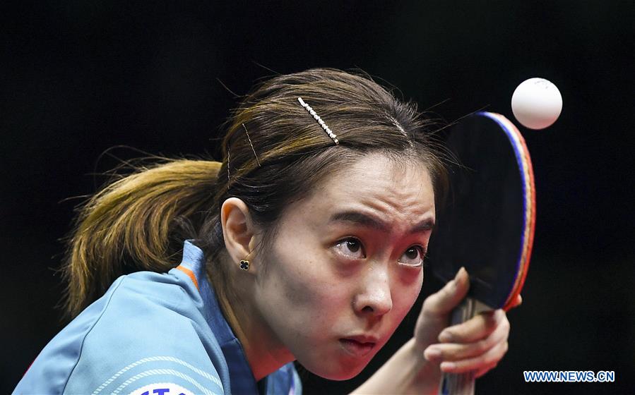 (SP)CHINA-CHENGDU-TABLE TENNIS-ITTF WOMEN'S WORLD CUP-ROUND OF 16 (CN)