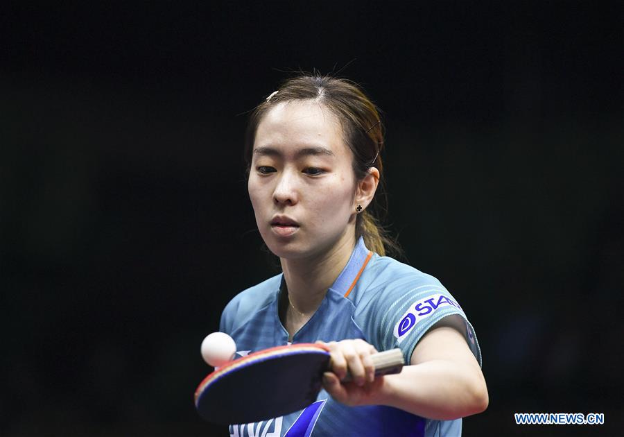 (SP)CHINA-CHENGDU-TABLE TENNIS-ITTF WOMEN'S WORLD CUP-ROUND OF 16 (CN)