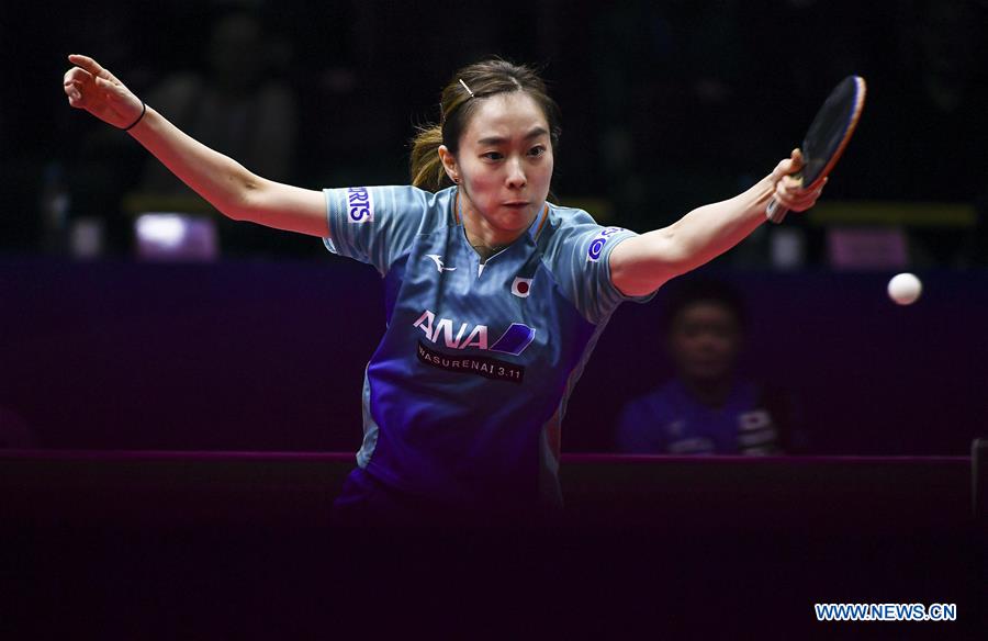 (SP)CHINA-CHENGDU-TABLE TENNIS-ITTF WOMEN'S WORLD CUP-ROUND OF 16 (CN)
