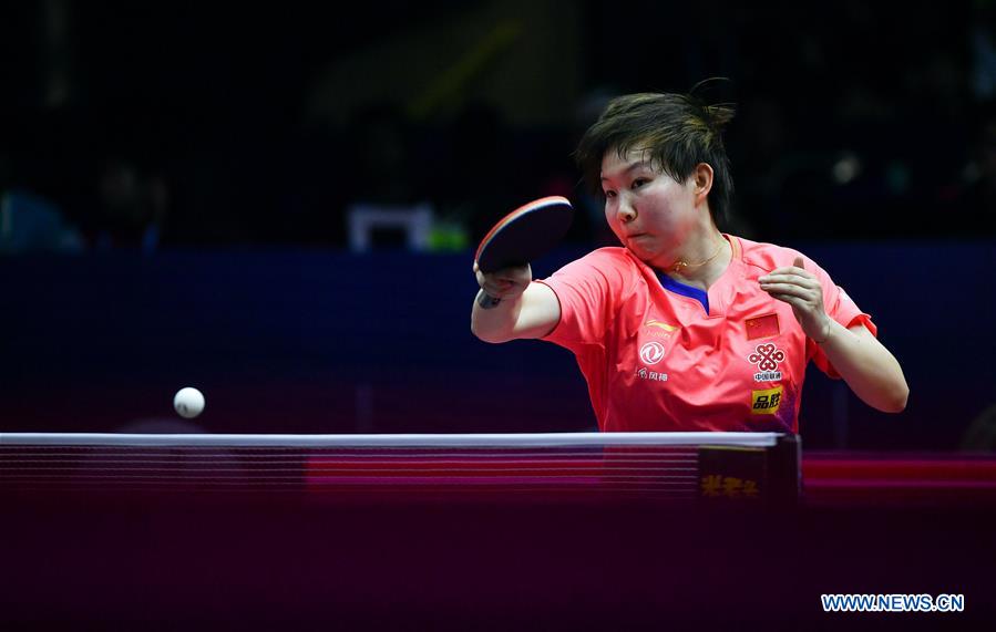 (SP)CHINA-CHENGDU-TABLE TENNIS-ITTF WOMEN'S WORLD CUP-ROUND OF 16 (CN)