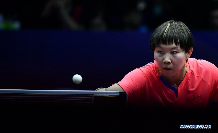 (SP)CHINA-CHENGDU-TABLE TENNIS-ITTF WOMEN'S WORLD CUP-ROUND OF 16 (CN)