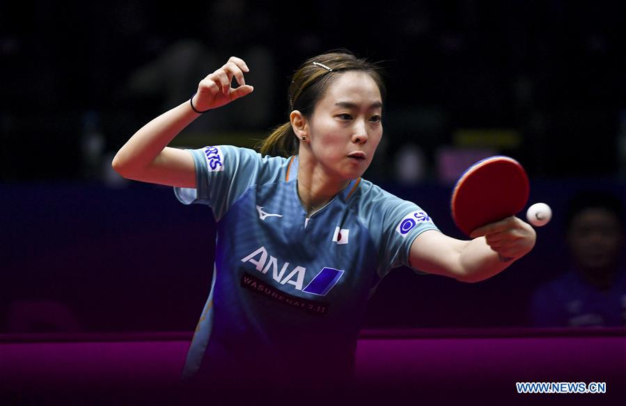 (SP)CHINA-CHENGDU-TABLE TENNIS-ITTF WOMEN'S WORLD CUP-ROUND OF 16 (CN)