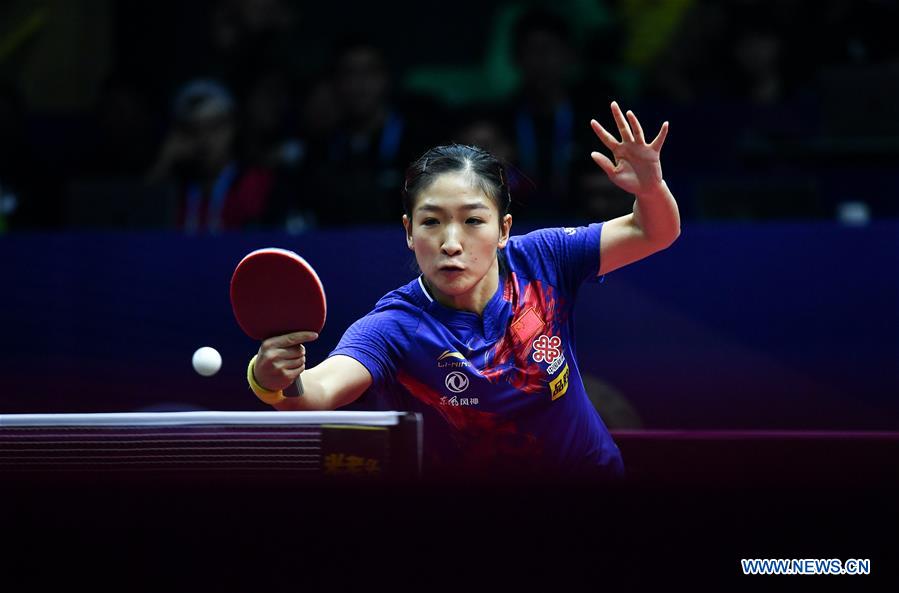 (SP)CHINA-CHENGDU-TABLE TENNIS-ITTF WOMEN'S WORLD CUP-ROUND OF 16 (CN)