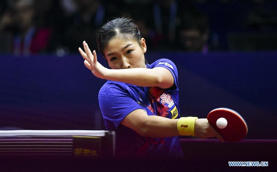 (SP)CHINA-CHENGDU-TABLE TENNIS-ITTF WOMEN'S WORLD CUP-ROUND OF 16 (CN)