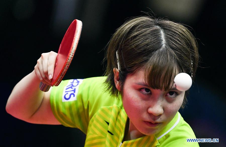 (SP)CHINA-CHENGDU-TABLE TENNIS-ITTF WOMEN'S WORLD CUP-ROUND OF 16 (CN)