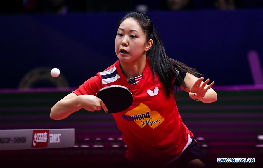 (SP)CHINA-CHENGDU-TABLE TENNIS-ITTF WOMEN'S WORLD CUP-ROUND OF 16 (CN)