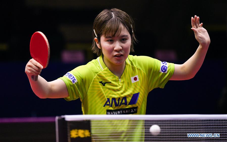 (SP)CHINA-CHENGDU-TABLE TENNIS-ITTF WOMEN'S WORLD CUP-ROUND OF 16 (CN)