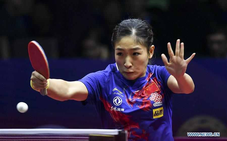 (SP)CHINA-CHENGDU-TABLE TENNIS-ITTF WOMEN'S WORLD CUP-ROUND OF 16 (CN)