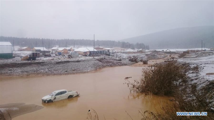 RUSSIA-KRASNOYARSK REGION-DAM COLLAPSE