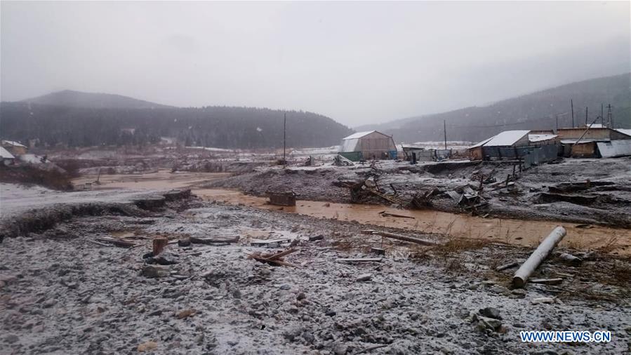 RUSSIA-KRASNOYARSK REGION-DAM COLLAPSE