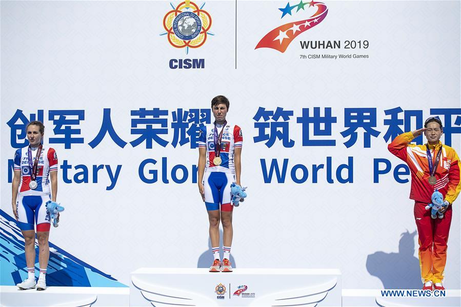 (SP)CHINA-WUHAN-7TH MILITARY WORLD GAMES-CYCLING ROAD-INDIVIDUAL TIME TRIAL WOMEN-FINAL
