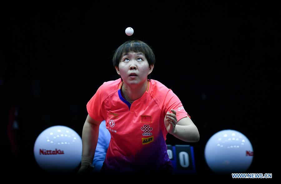 (SP)CHINA-CHENGDU-TABLE TENNIS-ITTF WOMEN'S WORLD CUP-QUARTERFINAL (CN)