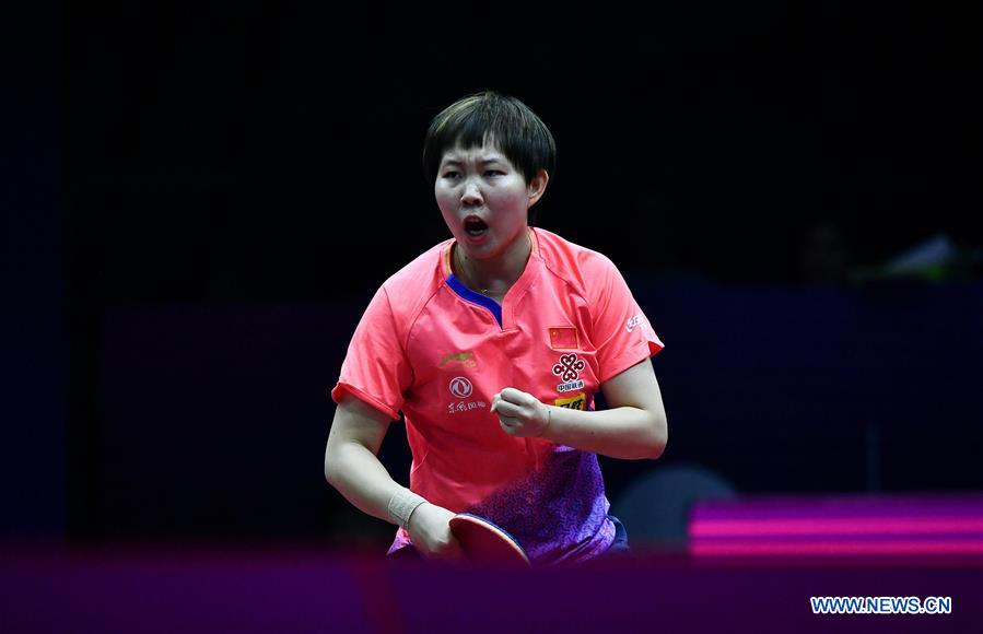 (SP)CHINA-CHENGDU-TABLE TENNIS-ITTF WOMEN'S WORLD CUP-QUARTERFINAL (CN)
