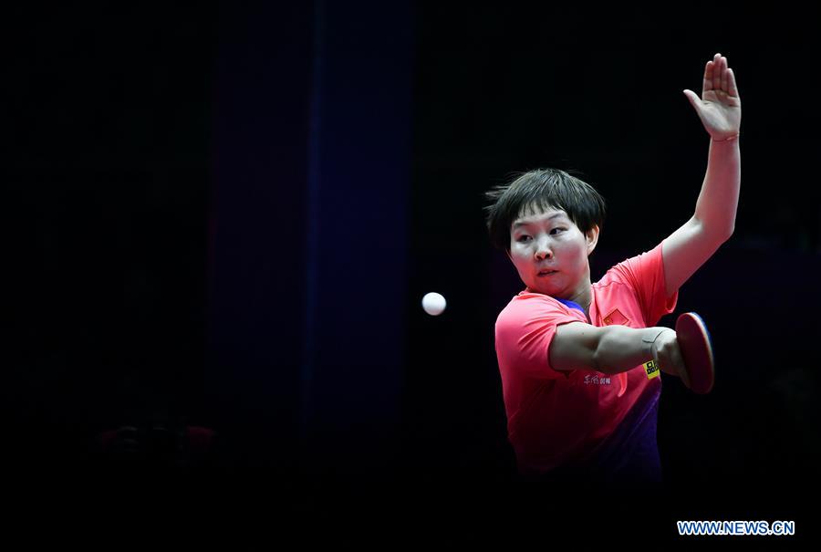 (SP)CHINA-CHENGDU-TABLE TENNIS-ITTF WOMEN'S WORLD CUP-QUARTERFINAL (CN)