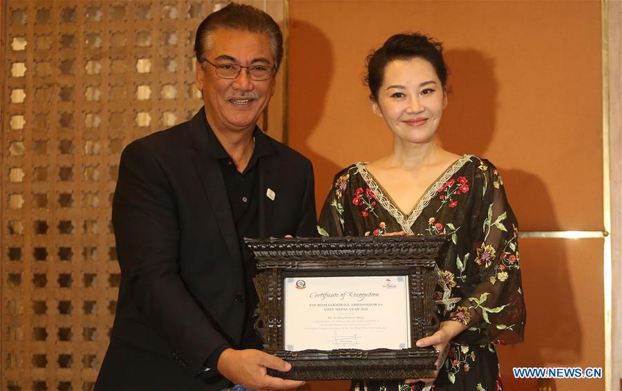 NEPAL-KATHMANDU-CHINESE ACTRESS-TOURISM GOODWILL AMBASSADOR
