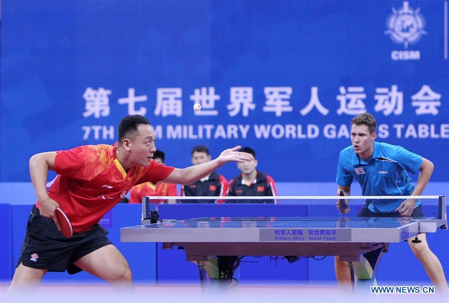 (SP)CHINA-WUHAN-7TH MILITARY WORLD GAMES-TABLE TENNIS