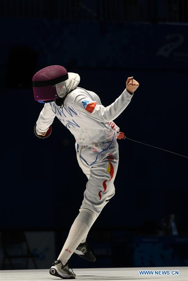 (SP)CHINA-WUHAN-7TH MILITARY WORLD GAMES-FENCING(CN)