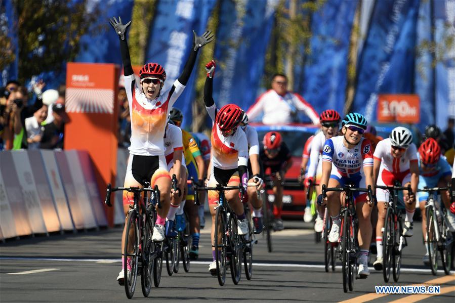 (SP)CHINA-WUHAN-7TH MILITARY WORLD GAMES-CYCLING ROAD-WOMEN'S INDIVIDUAL ROAD RACE