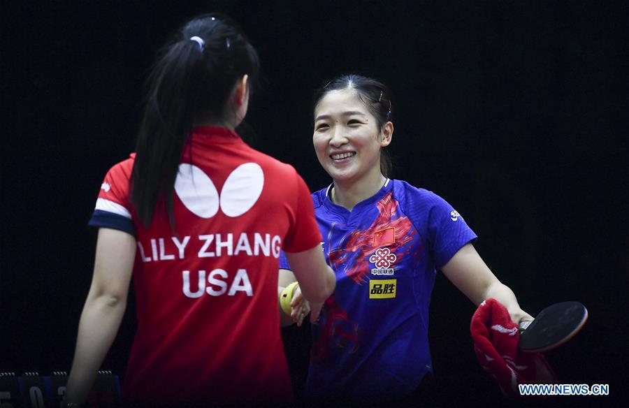(SP)CHINA-CHENGDU-TABLE TENNIS-ITTF WOMEN'S WORLD CUP-SEMIFINAL (CN)