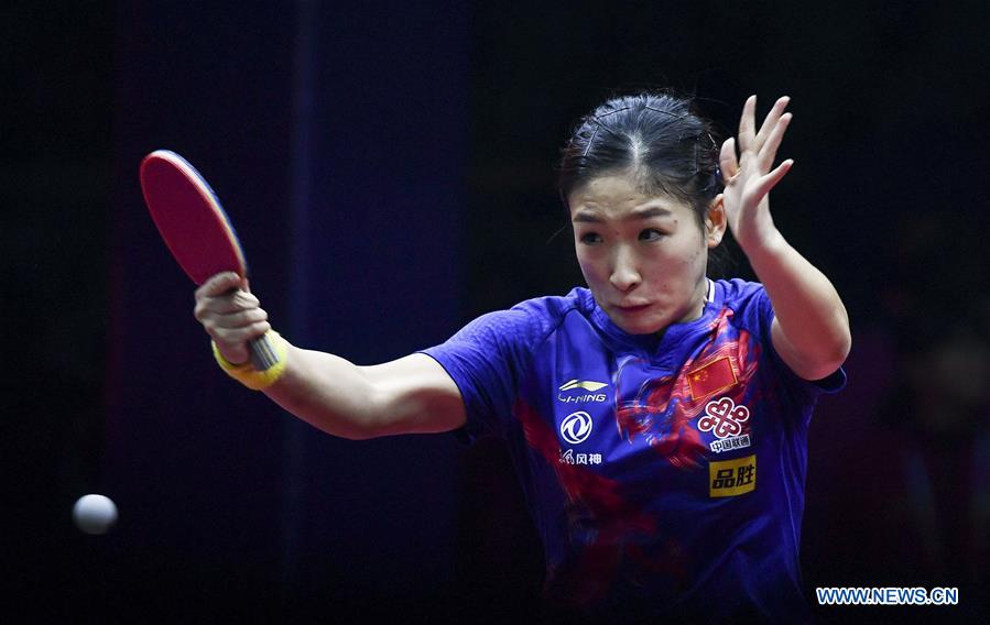 (SP)CHINA-CHENGDU-TABLE TENNIS-ITTF WOMEN'S WORLD CUP-SEMIFINAL (CN)