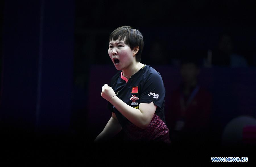 (SP)CHINA-CHENGDU-TABLE TENNIS-ITTF WOMEN'S WORLD CUP-SEMIFINAL (CN)