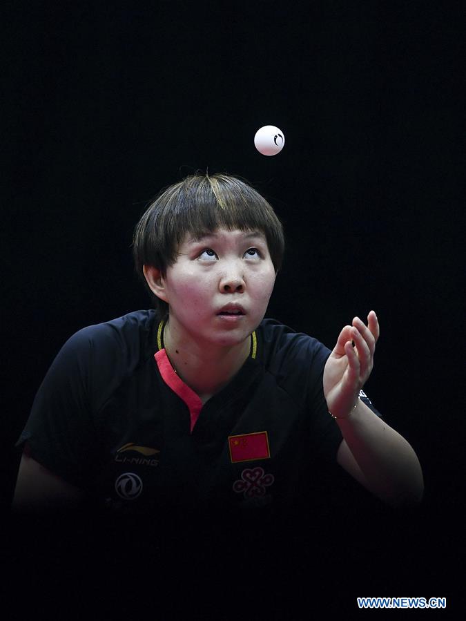 (SP)CHINA-CHENGDU-TABLE TENNIS-ITTF WOMEN'S WORLD CUP-SEMIFINAL (CN)