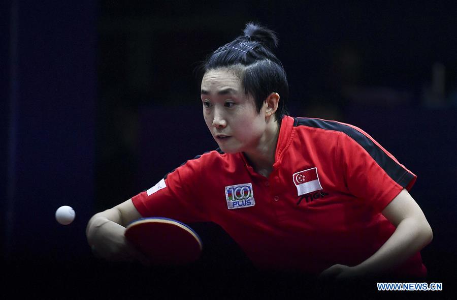 (SP)CHINA-CHENGDU-TABLE TENNIS-ITTF WOMEN'S WORLD CUP-SEMIFINAL (CN)