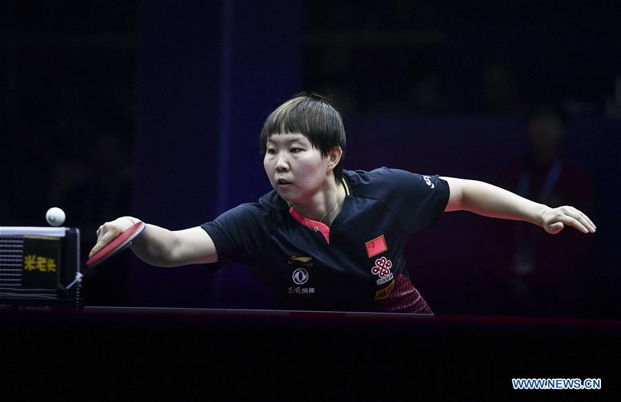 (SP)CHINA-CHENGDU-TABLE TENNIS-ITTF WOMEN'S WORLD CUP-SEMIFINAL (CN)