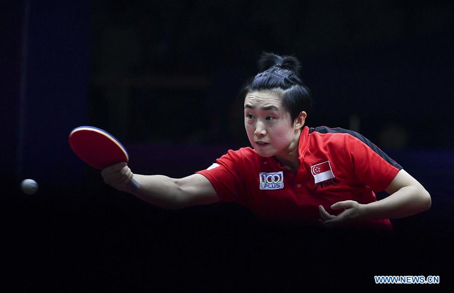 (SP)CHINA-CHENGDU-TABLE TENNIS-ITTF WOMEN'S WORLD CUP-SEMIFINAL (CN)