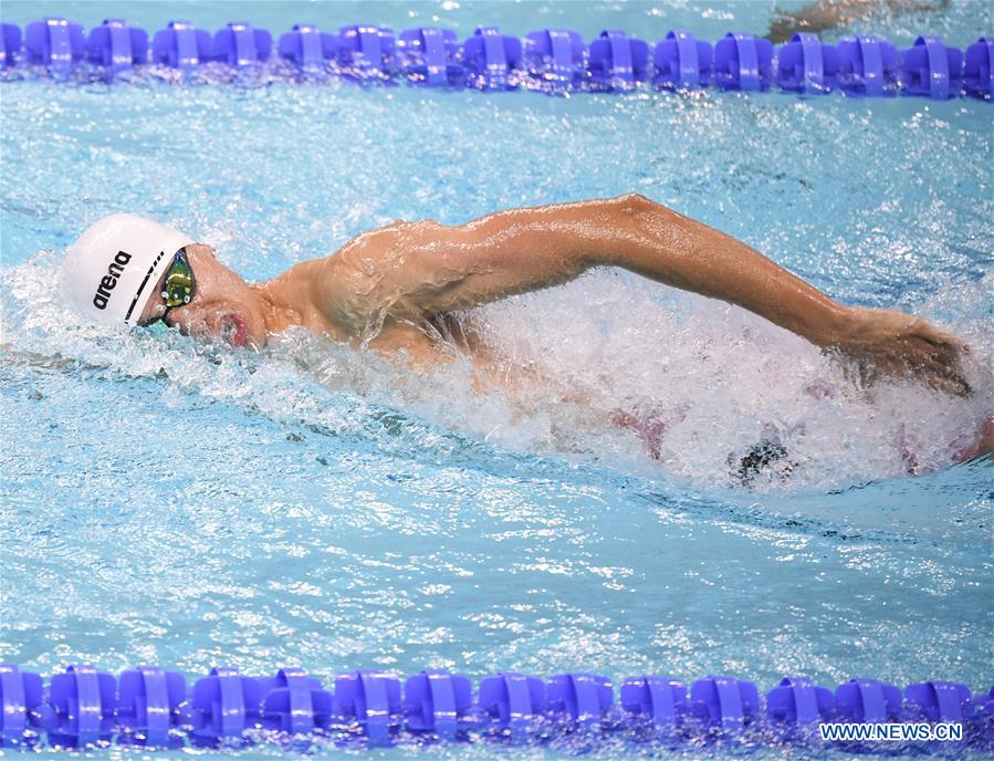 (SP)CHINA-WUHAN-7TH MILITARY WORLD GAMES-SWIMMING-MEN'S 800M FREESTYLE(CN)