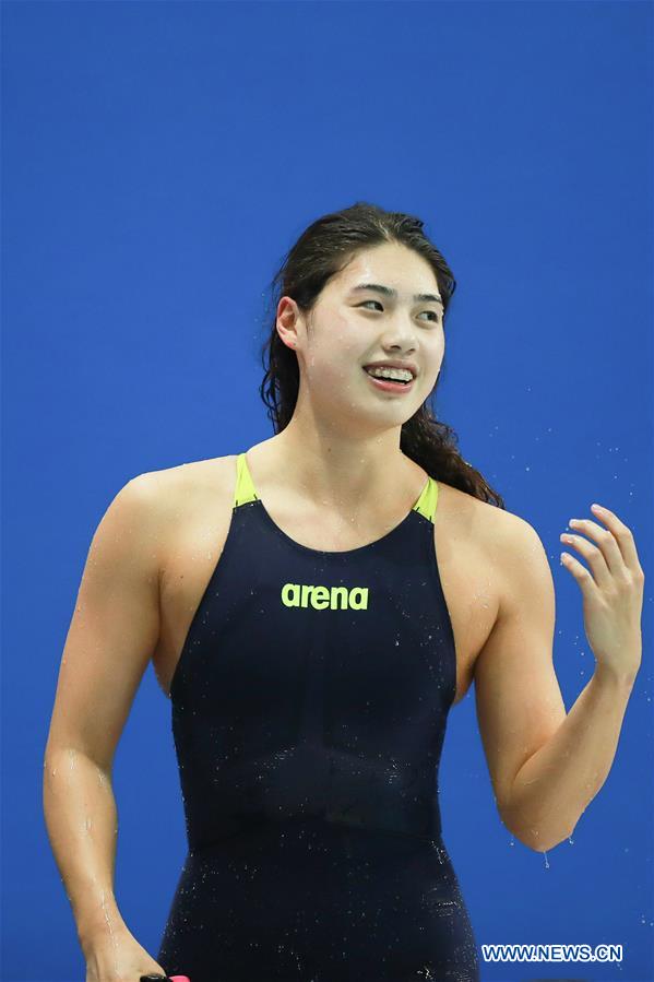 (SP)CHINA-WUHAN-7TH MILITARY WORLD GAMES-SWIMMING-WOMEN'S 100M BUTTERFLY(CN)
