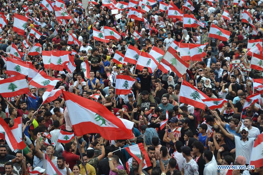 LEBANON-DEMONSTRATION-PROTESTERS