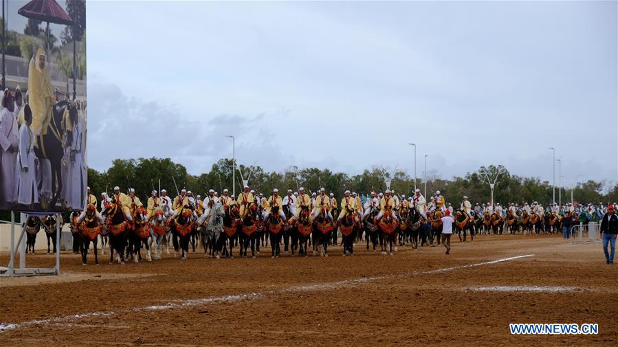 MOROCCO-EL JADIDA-HORSE EXHIBITION