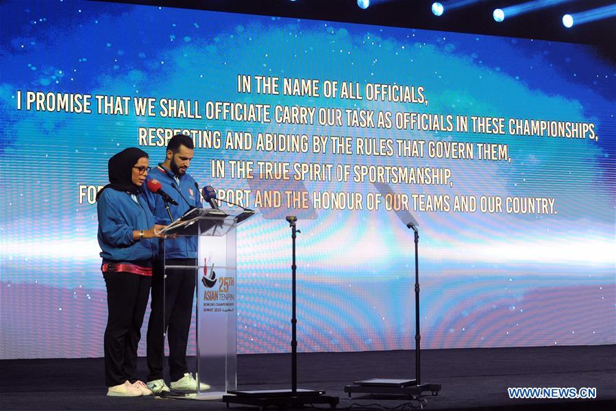 (SP)KUWAIT-FARWANIYA GOVERNORATE-25TH ASIAN TENPIN BOWLING CHAMPIONSHIP-OPENING CEREMONY